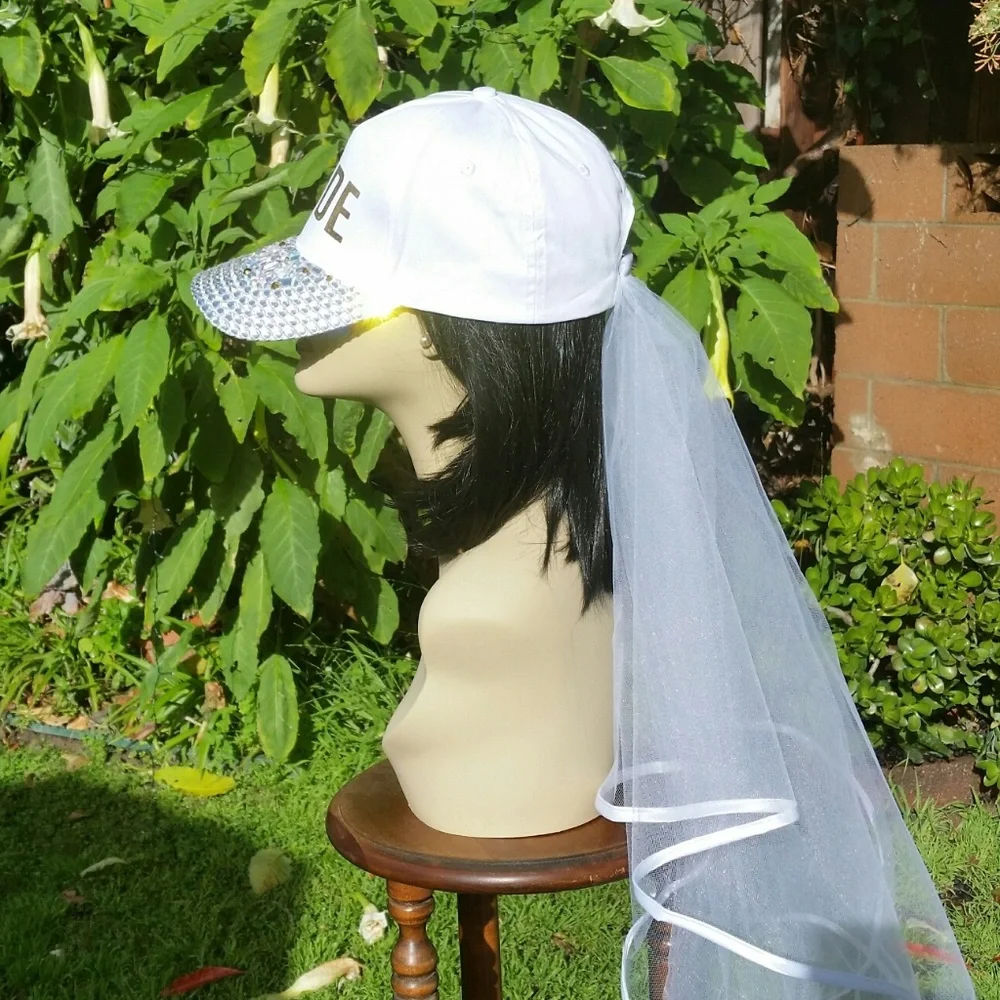 Bridal Bling Hats-Wedding Hats-Bachelorette Hats - Picture 8 of 8